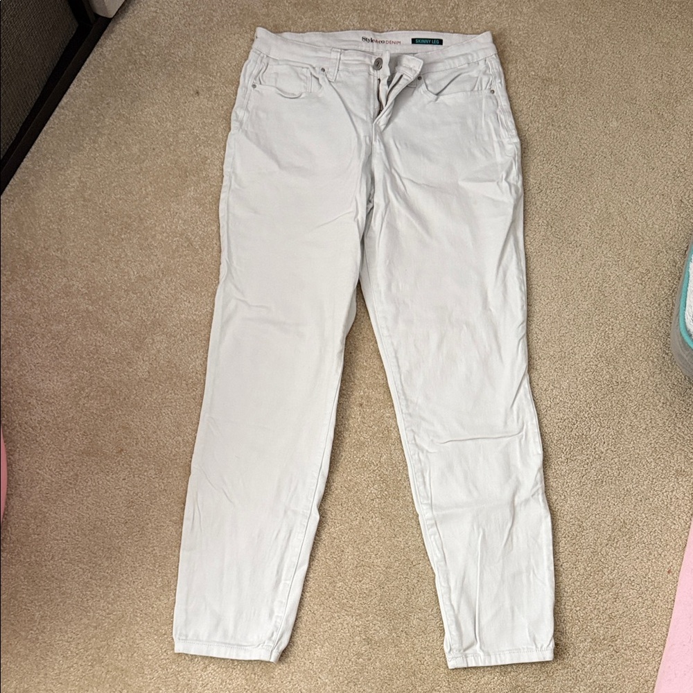 Style & Co. Denim in Crisp White